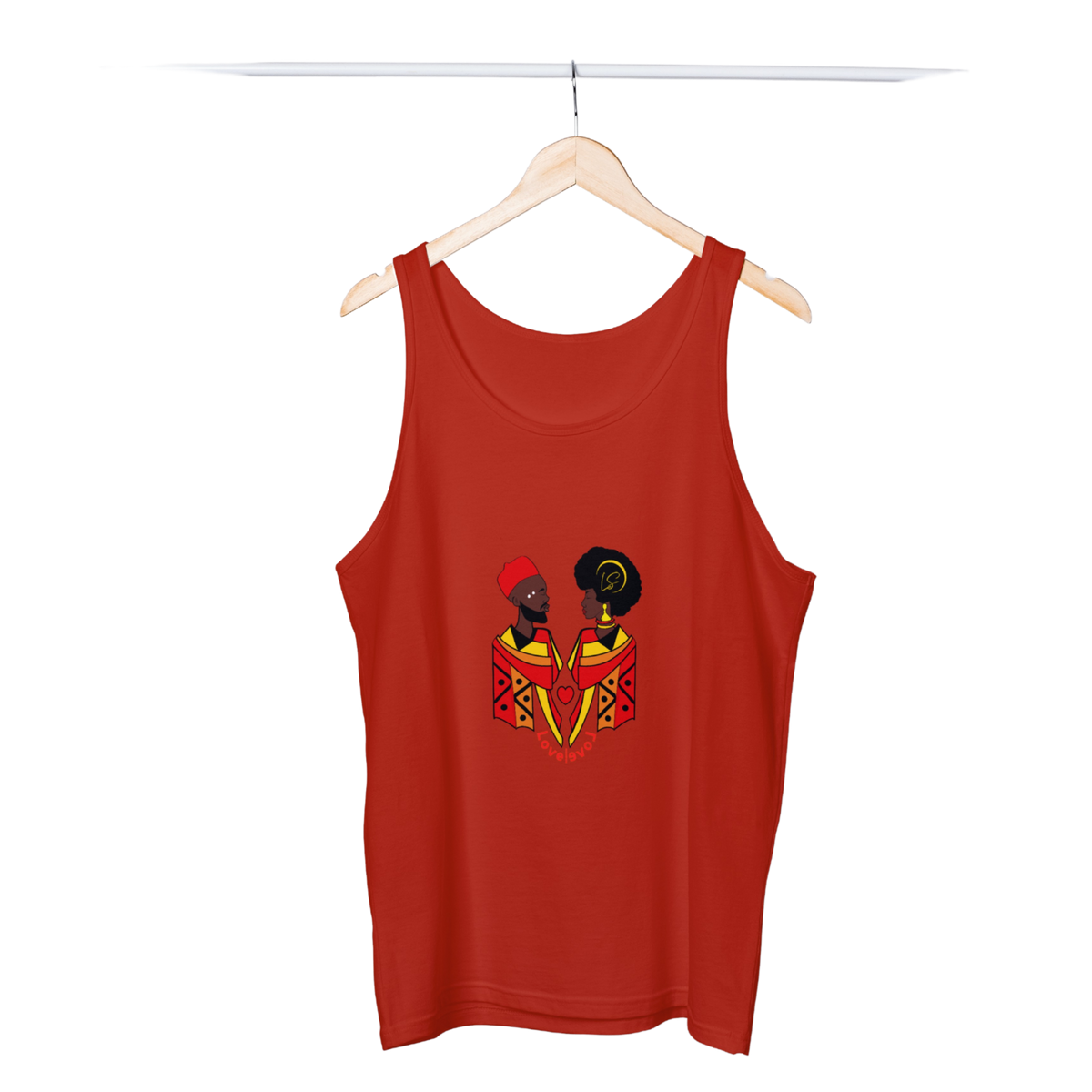 Afro Love|ɘvo⅃ Tank Top – Lady-T Shop